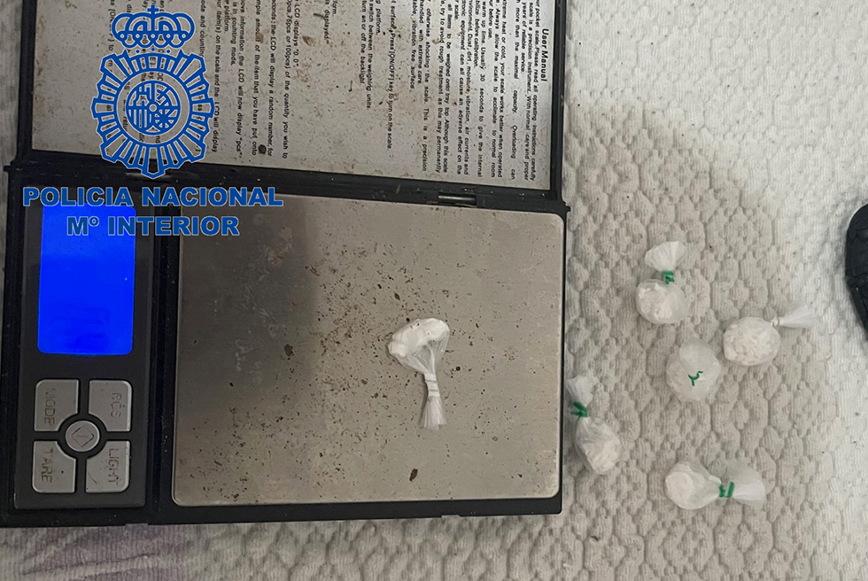 Detenido en el Xenillet con 17,4 gramos de heroína entre las nalgas
