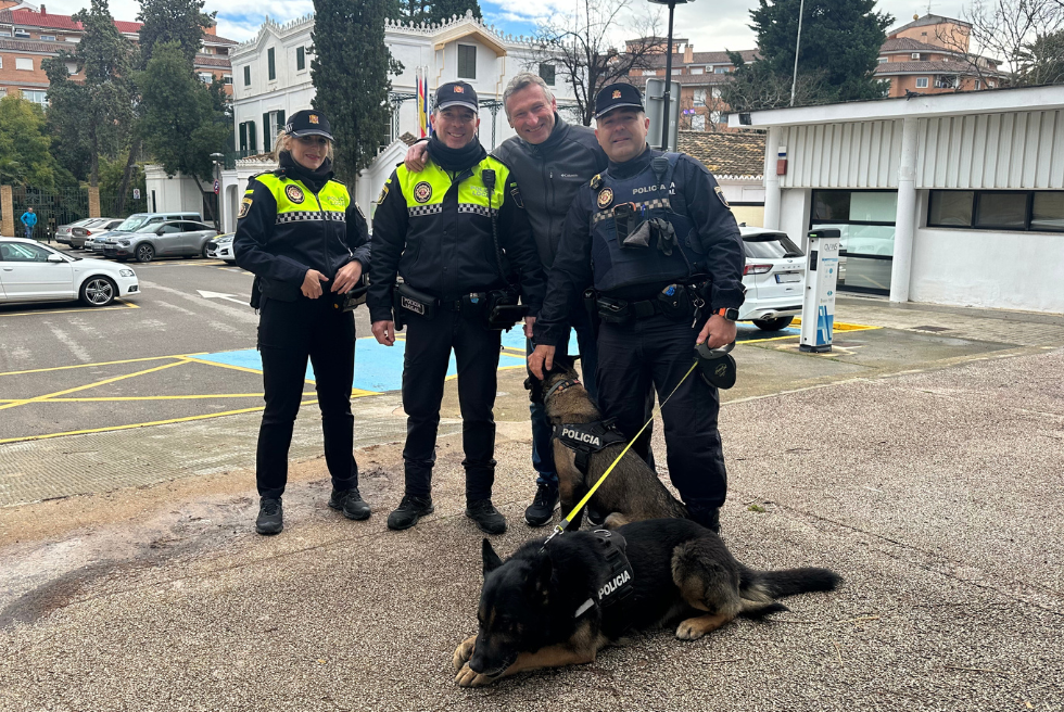 Els gossos policia, una peça clau de la seguretat a Torrent