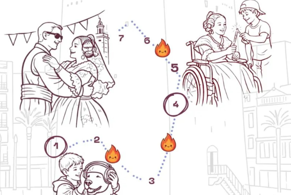 Torrent posa en marxa la primera Ruta Inclusiva de les Falles per fer els monuments més accessibles