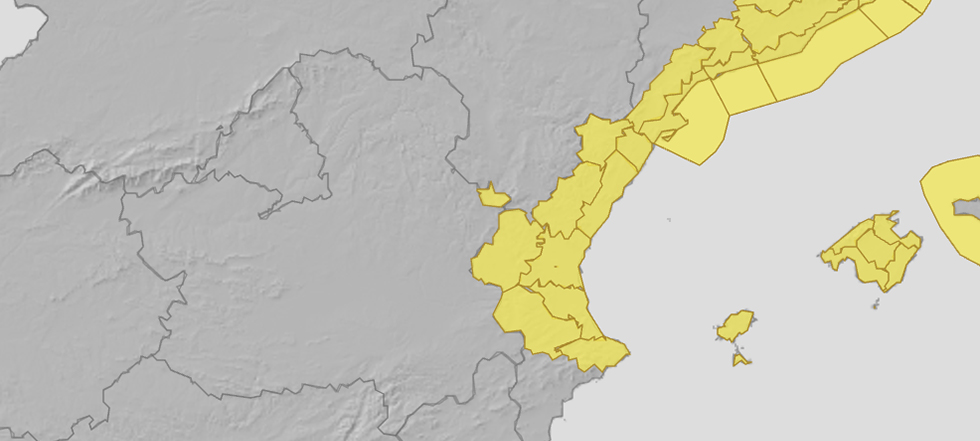 Alerta groga per pluja en Torrent