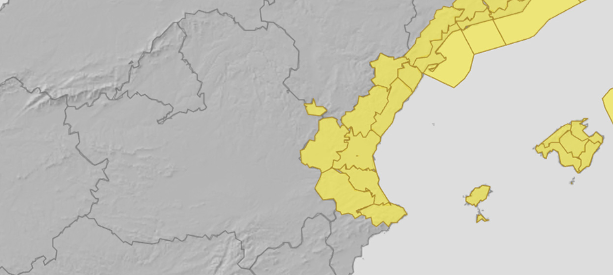 Torrent de nou en alerta groga per pluges