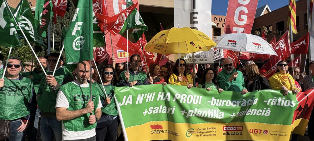 L'ensenyament p&uacute;blic convoca vaga indefinida l'11 de maig