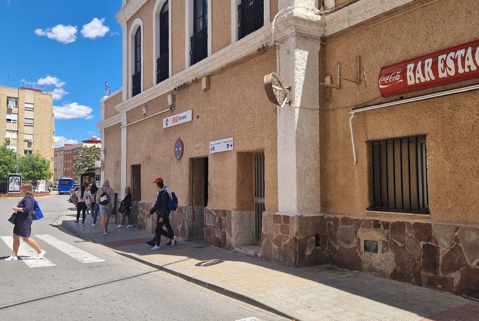 El PSOE demana controls aleatoris en l'estació de metro del barri antic