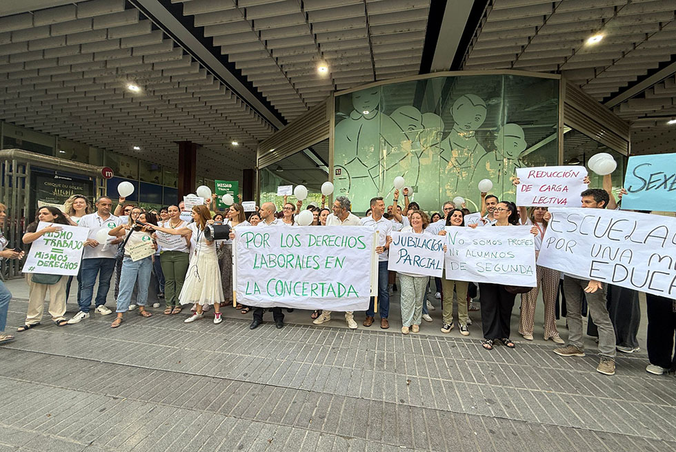 L'escola concertada arranca un calendari de mobilitzacions
