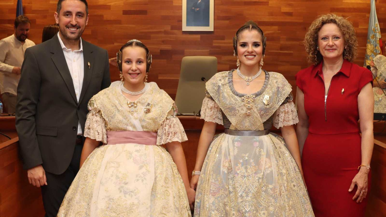 Alicia Moreno Jiménez i Ana Barberá Palop, proclamades Fallera Major i Fallera Major Infantil de Torrent 2025
