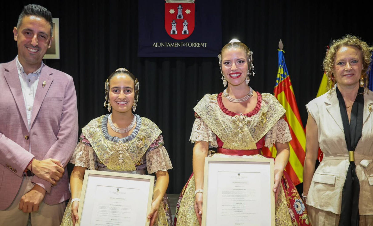 Amparo Taberner i Carla Simó, proclamades Falleres Majors de Torrent 2027