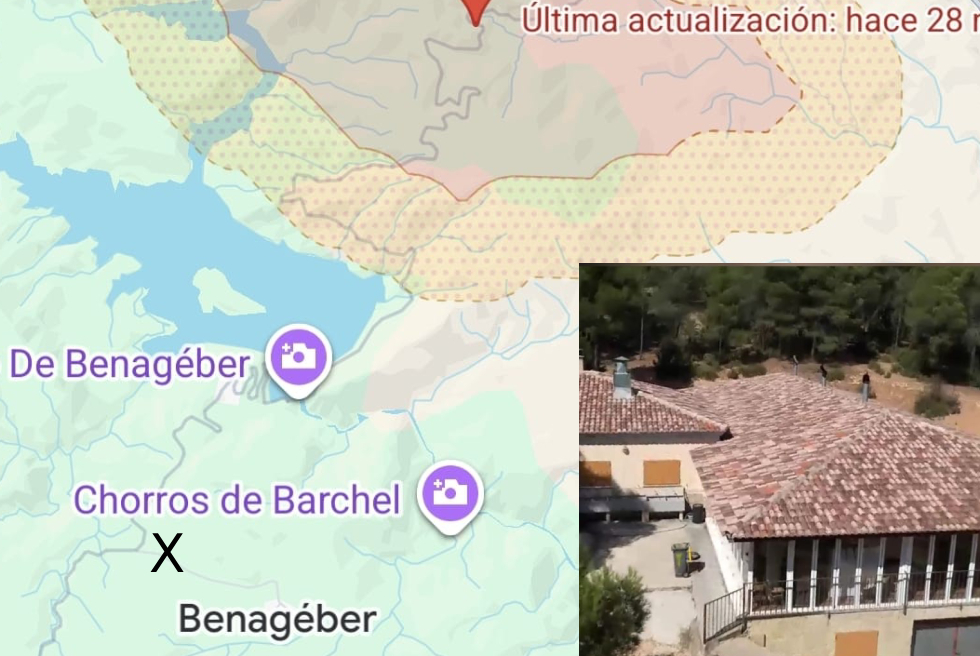 L'incendi a Tuejar afecta 900 hectàrees i alerta el campament torrentí a Benagéber