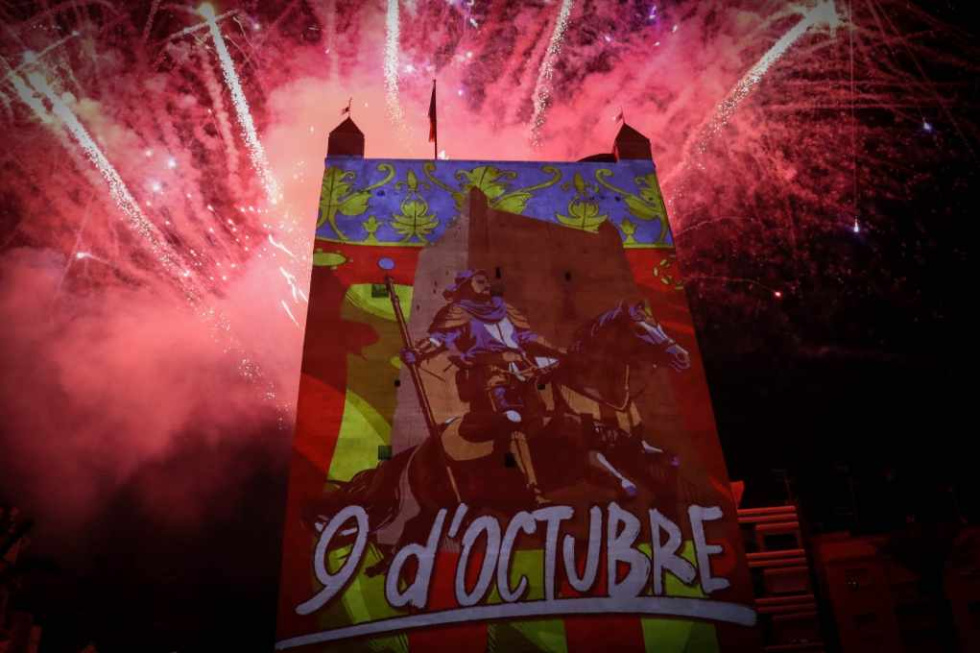 Un castell de focs artificials posarà punt final als actes del Nou d'octubre a Torrent