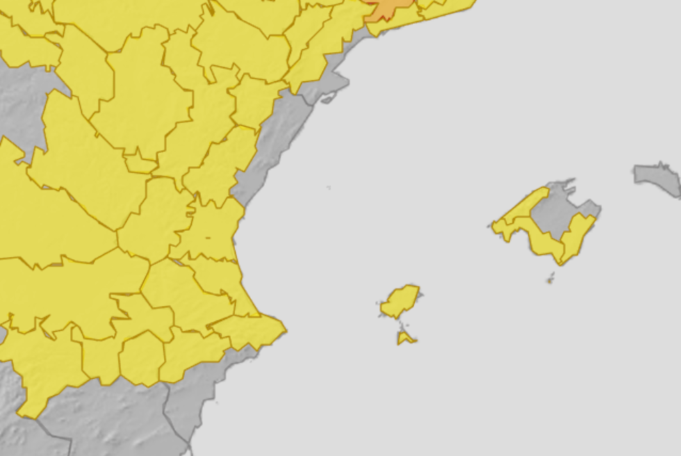 AEMET activa l’alerta groga per vent en Torrent