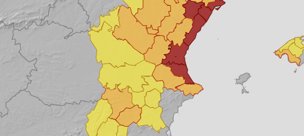 Alerta roja per pluges a Torrent