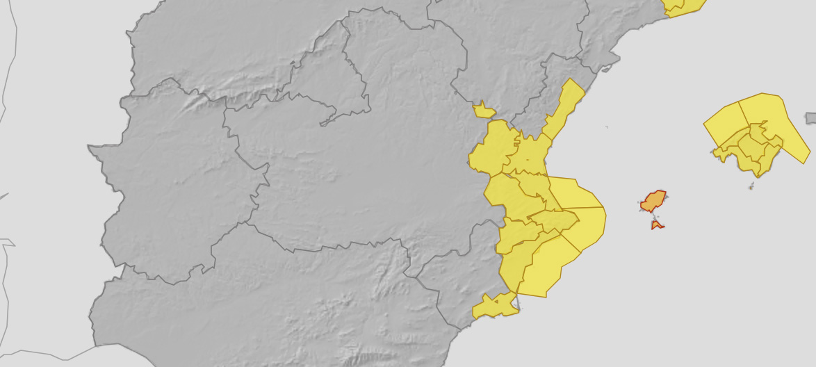 Torrent en alerta groga diumenge per fortes precipitacions