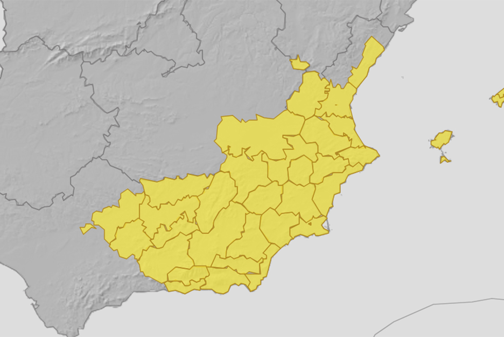 Alerta groga a Torrent per tempestes