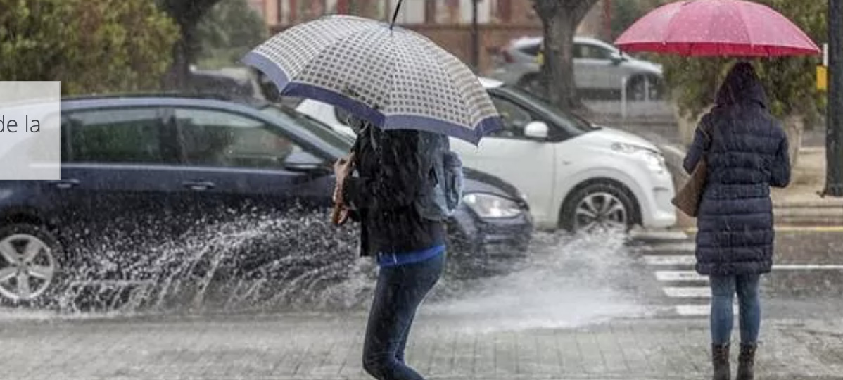 L&rsquo;AEMET alerta de pluges torrencials a partir de dissabte