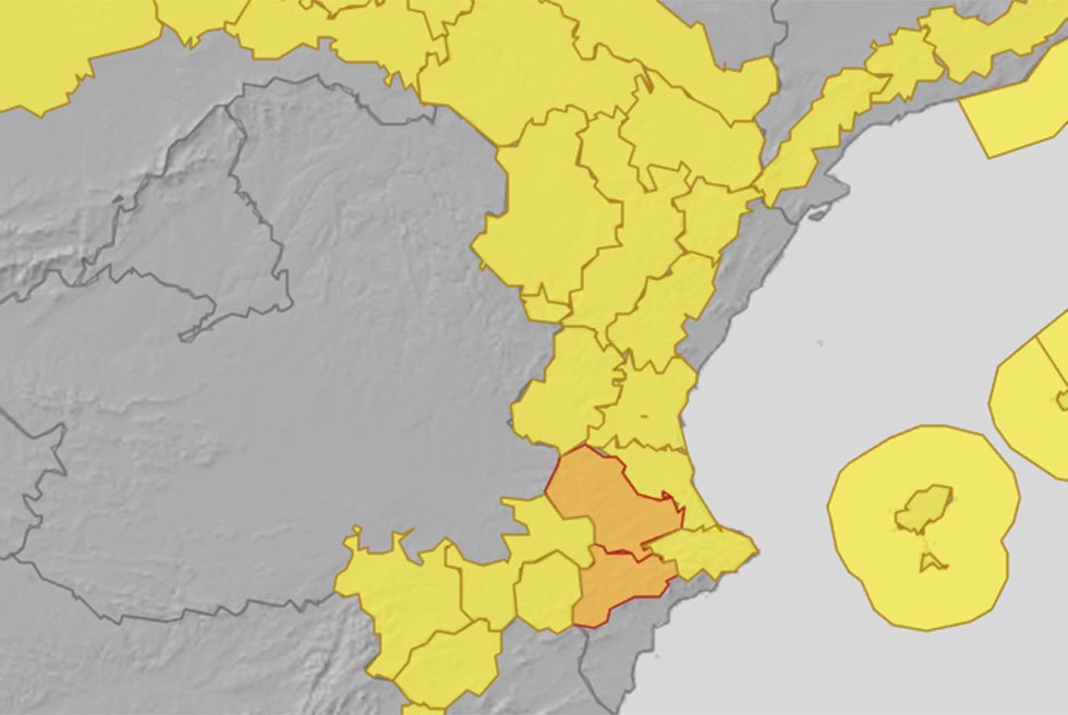 Torrent en alerta groga per ratxes de vent de fins a 70 quilòmetres