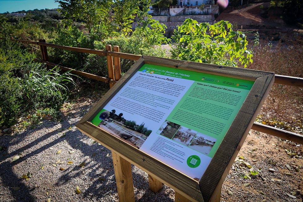 Medi Ambient reposa la senyalització del Reg Mil·lenari del Barranc de l’Horteta