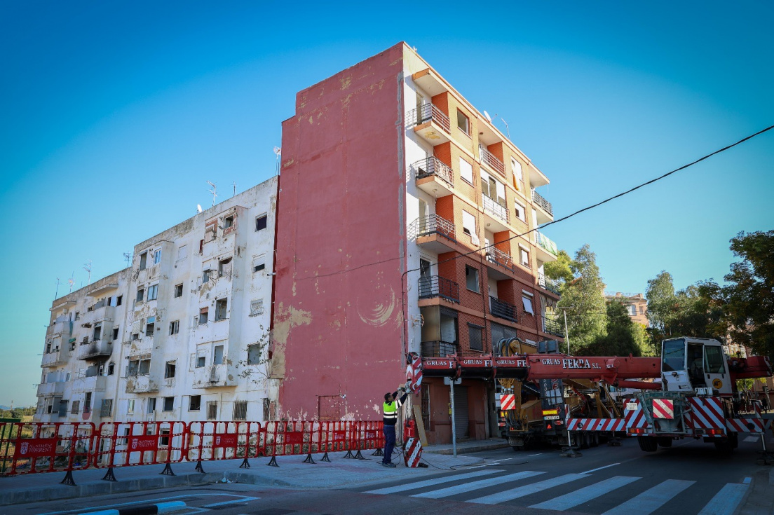 L'Ajuntament de Torrent executa la demolició de 56 habitatges declarats en ruïna imminent després dels danys de la DANA de 2024