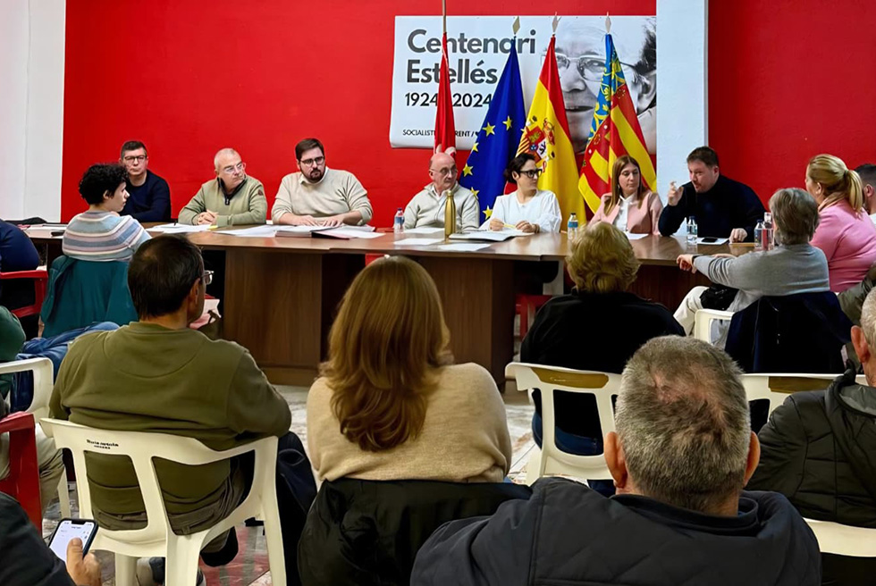 El PSOE presenta a la seua nova executiva local