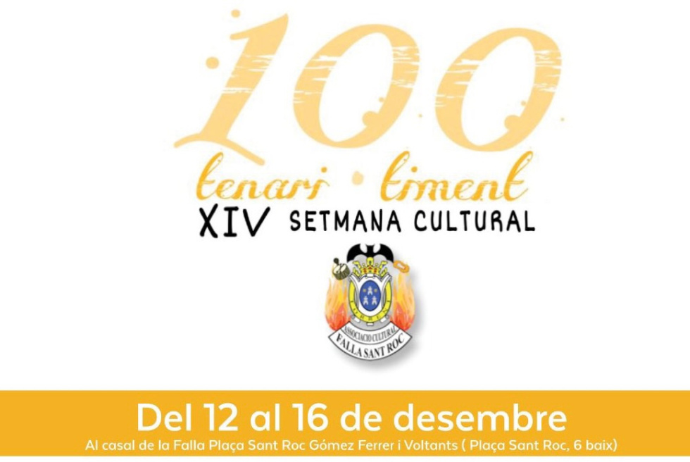 La falla Sant Roc dedica la seua setmana cultural als centenaris