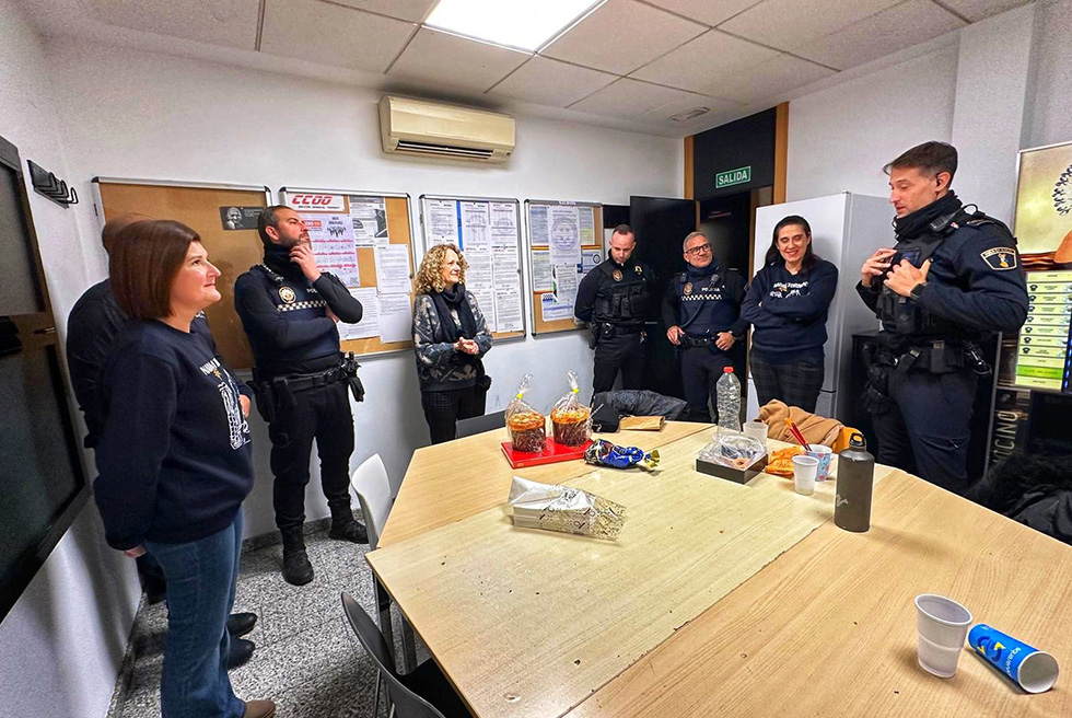 La Policia Local i Protecció Civil també treballen en Nadal