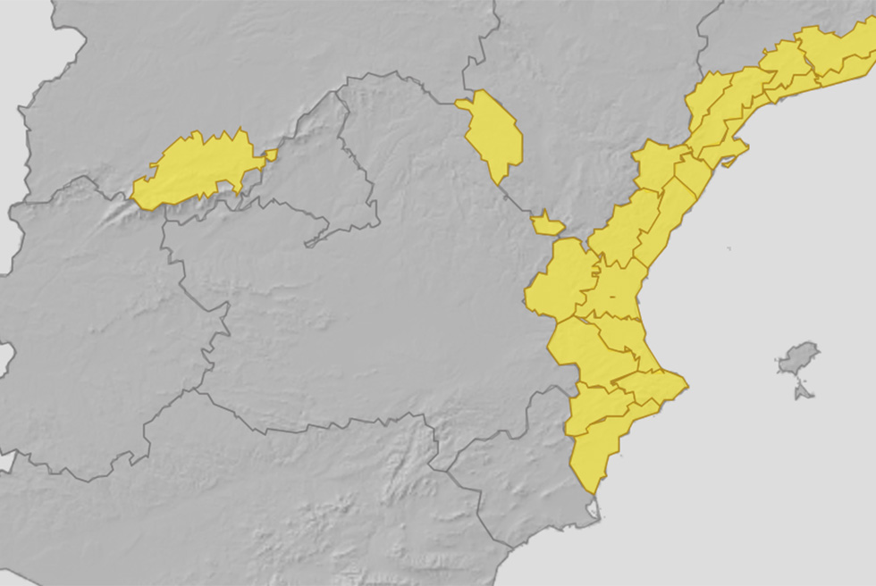 Torrent estarà 48 hores en alerta groga per precipitacions